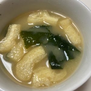 豆腐と油あげのおつゆ